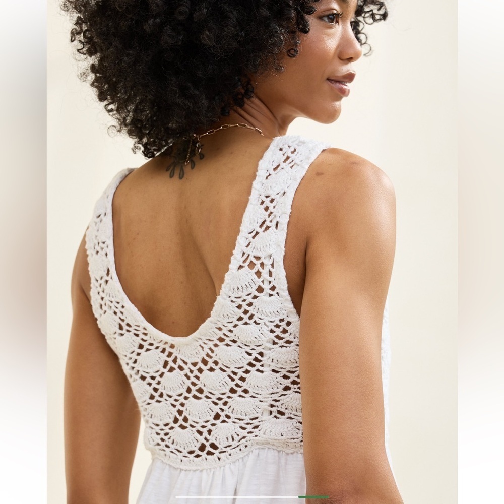 [Aerie] NWT Crochet Maxi Dress